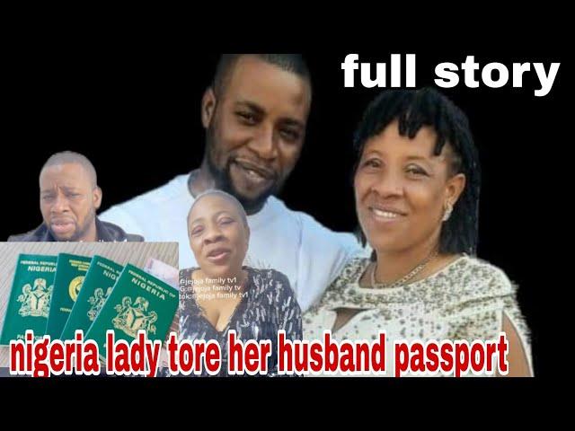 The true story of Nigeria woman who tore her husband international passport at Nigeria Airport 