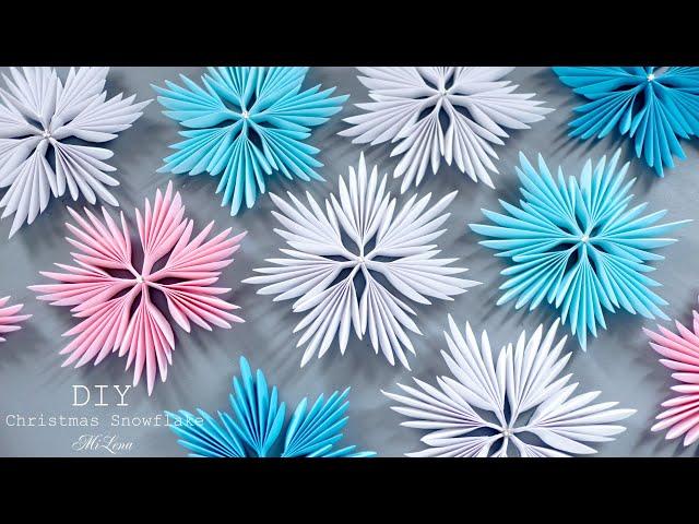 ️ СНЕЖИНКА ИЗ БУМАГИ ️ 3D PAPER SNOWFLAKE ️