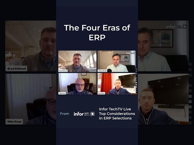 The Four Eras of #ERP #InforTechTV #Shorts