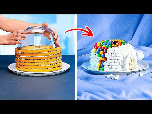 FUN CAKE DECORATING IDEAS  EASY DESSERT RECIPES!