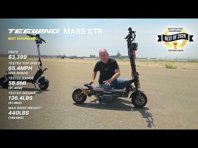 2024 Best Engineering Scooter - TEEWING  Mars XTR Electric Scooter