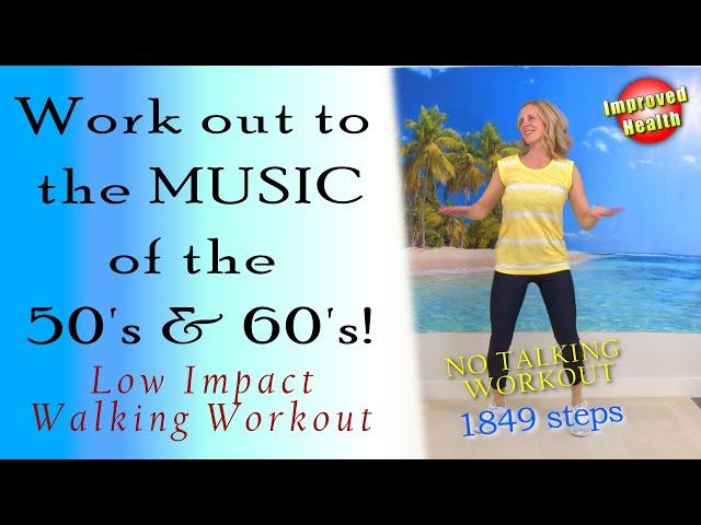 Workout to music of the 50's & 60's | At Home Workout | Elvis Presley and more! | Improved Health 