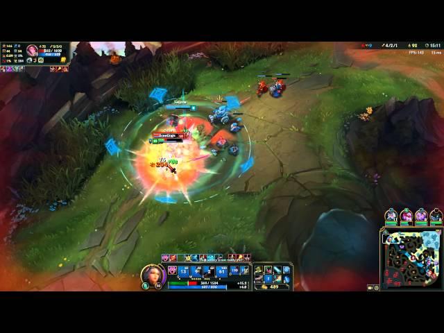 LoL Highlights Game 18 - Irelia vs. Fiora - Ranked game (smurf)