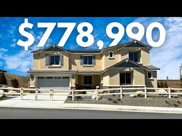 INSIDE A MASSIVE $778,990 NEW CONSTRUCTION HOME IN MENIFEE,CA!