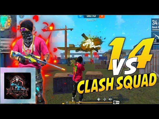 1 vs 4 culach  in grand master lobi cs rank #freefire #gameplay