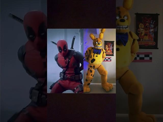 Bye Bye Bye Springbonnie x Deadpool #fnaf #cosplay #springtrap #deadpool