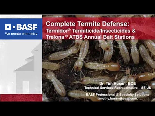 PCT and BASF present: Technical Training for Termidor® and Trelona® ATBS