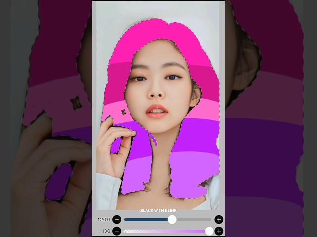 Jennie Pink&Purple hair #blackpinkedit #blinkslover #ibispaintx @blackwithblink