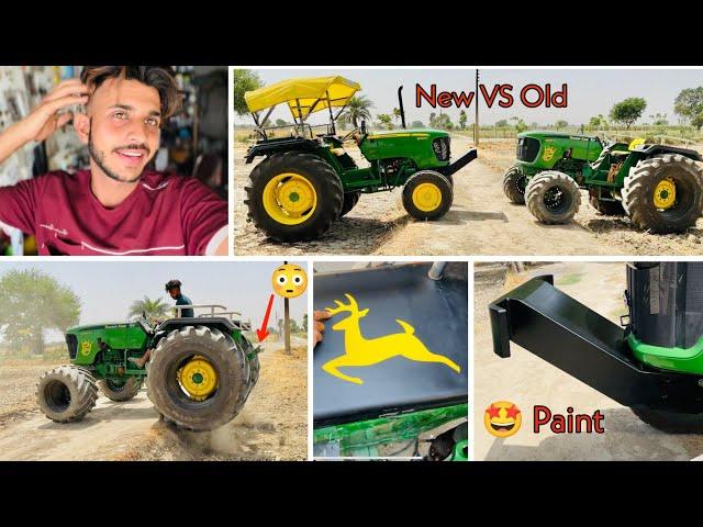 New vs Old JohnDeere 5050D stunt, Bumper matte black Paint