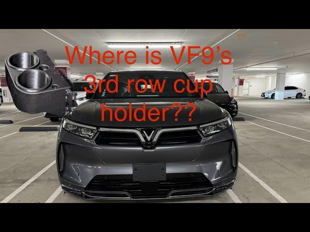 Correction video for VF9’s 3rd row cup holder - Đi giải ngố: nơi để ly cho hàng ghế thứ 3 của VF9