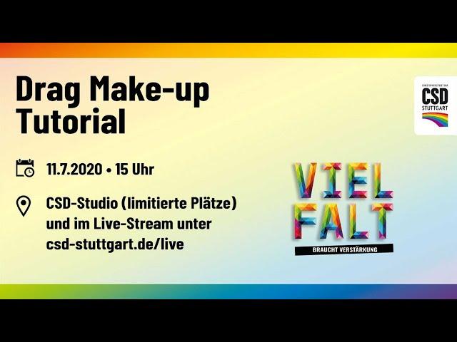 CSD-Kulturtage: Drag Make-up - Quick & Glitzy Festival-Fun mit Divalicious & Sissy That Talk