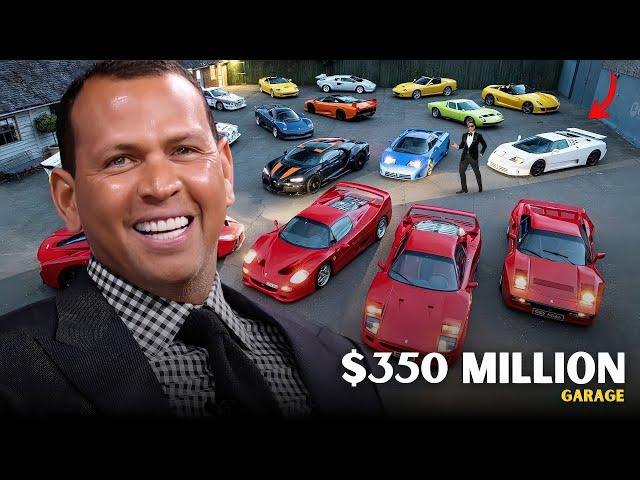 Alex Rodriguez's $350 Million Car Collection EXPOSED