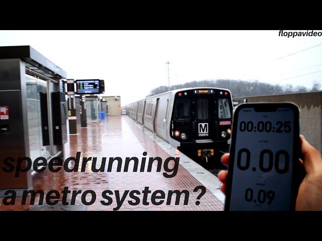 I visited all 97 DC Metro stations in 8h 36m (WORLD RECORD)