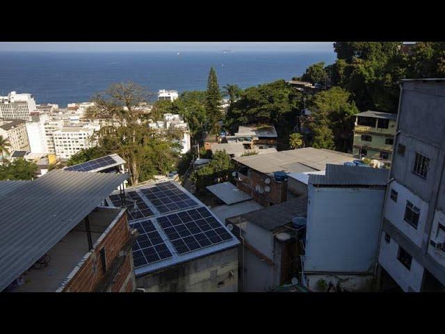 Energy-starved Rio favela enjoys solar panels on World Environment Day