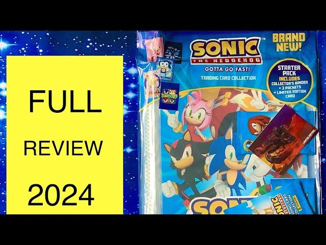 Panini Sonic The Hedgehog Gotta Go Fast Trading Cards ( Review 2024 )