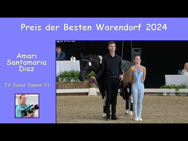 Amari Santamaria Diaz - EV Junior Damen 01 - Preis der Besten Warendorf 2024