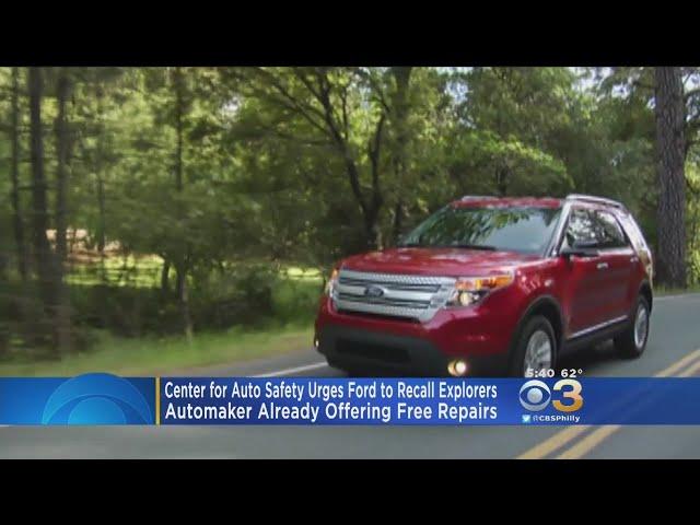 Center For Auto Safety Urges Ford Recall Explorers