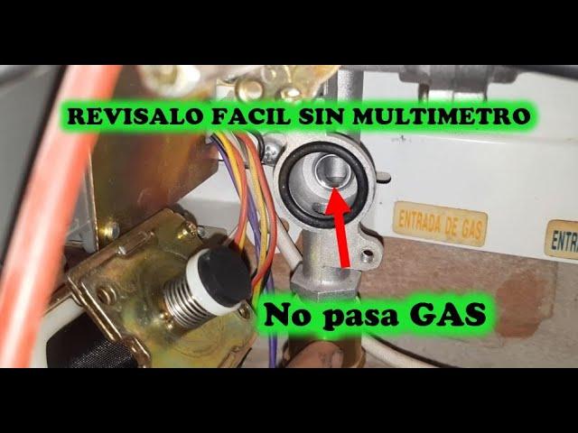 Calefont ionizado da chispa pero no enciende NO PASA GAS