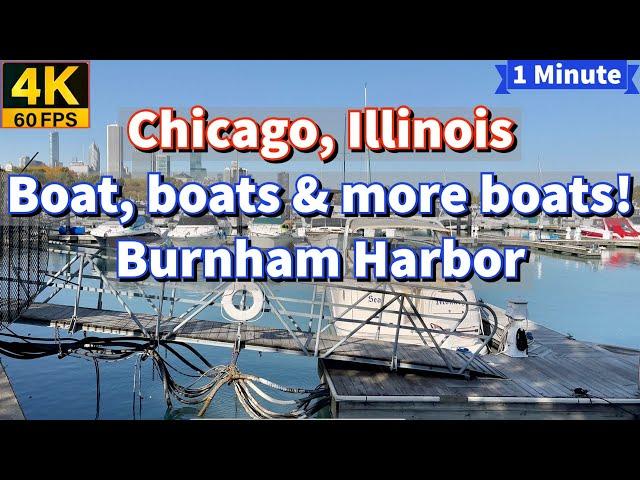 Tour of Burnham Harbor in Chicago, Illinois ️