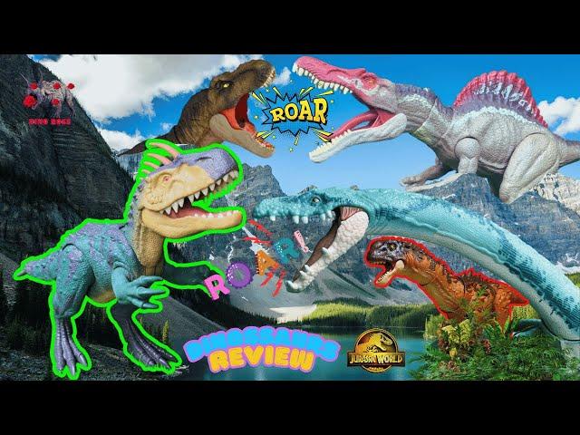 Suprise Toy Dino Collection | Elasmosaurus, Spinosaurus, Indoraptor | Jurassic World DINO ROSE TV!