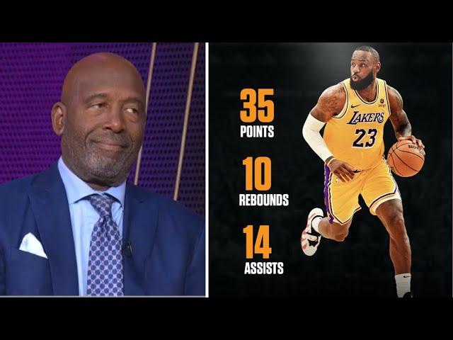 LeBron James is the GOAT! - James Worthy on LeBron 3 triple-doubles in a row, Lakers beat Grizzlies