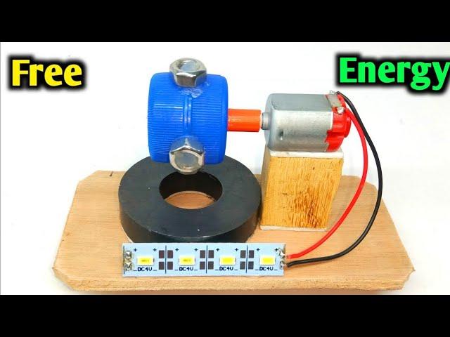 Free Energy Magnet Generator Homemade | Mini Dc Motor Project | SB craft