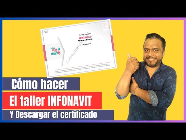 TALLER SABER PARA DECIDIR INFONAVIT EN LÍNEA