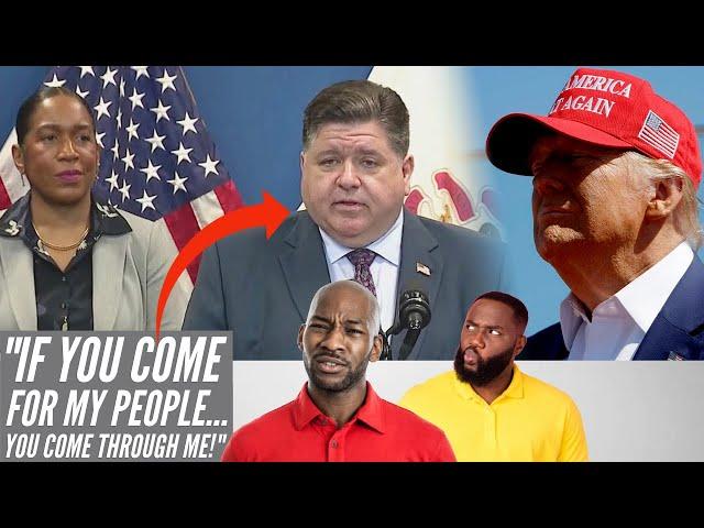 Illinois Vs Trump! J. B. Pritzker Sends STRONG WARNING... Don't Come For "My People"