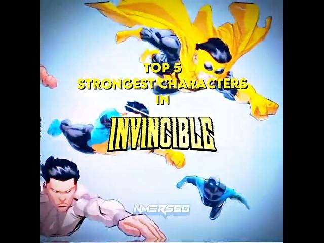 Top 5 strongest characters in invincible #edit #invincible