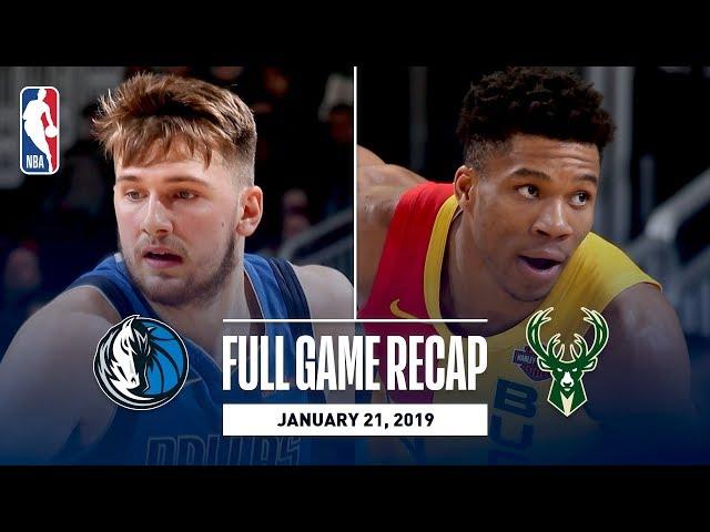 Full Game Recap: Mavericks vs Bucks | Doncic Records First Career Triple-Double