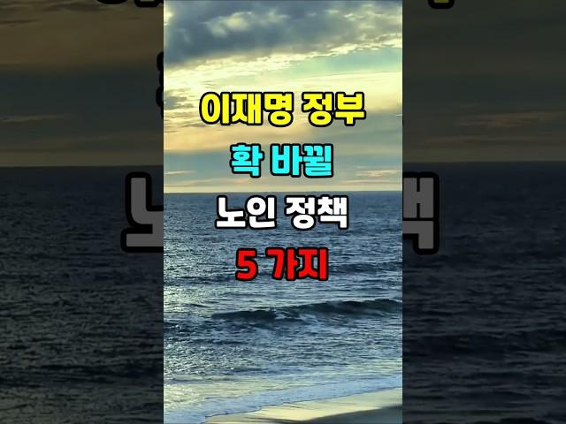앞으로 확 바뀔 노인 정책 5가지 #지혜 #명언  #좋은글 #건강 #shorts