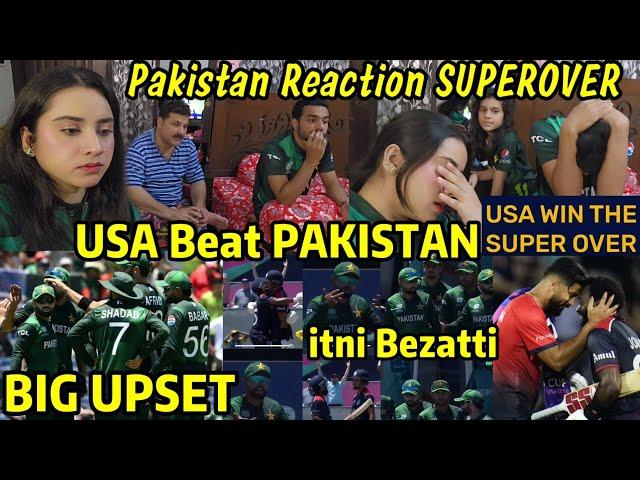 BIG UPSET SUPER OVER USA Beat PAKISTAN Kisi ne izzat nahi Bachai USA EXPOSED PAKISTAN TEAM