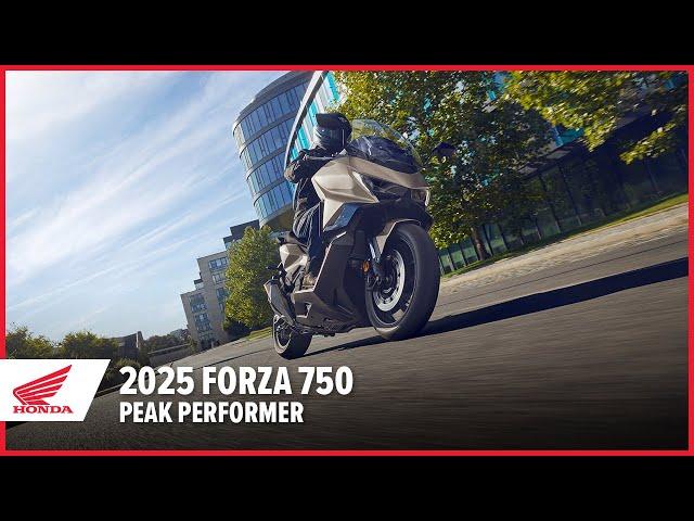 New 2025 Forza 750: Peak Performer | GT Scooter | Honda Motorcycles