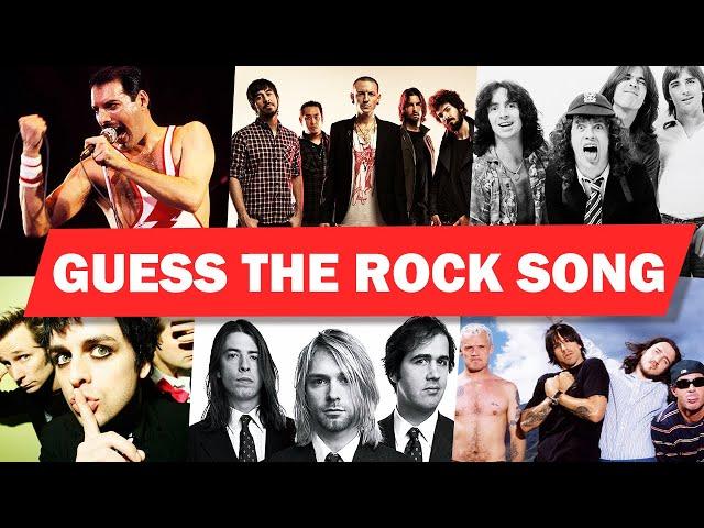 Can You Guess the ROCK SONG in Just 5 Seconds?  | Music Quiz