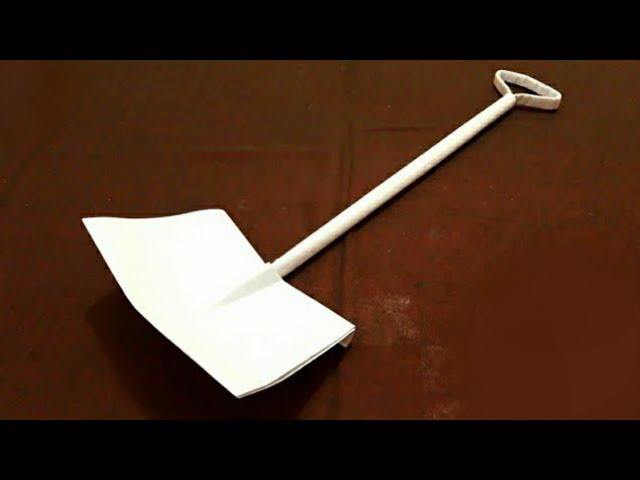 DIY - How To Make a Shovel With Paper | Making Shovel