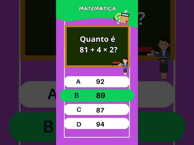 Essa questão viralizou… consegue resolver? #quiz #menteativa #matematica #matemática #quiztime #enem