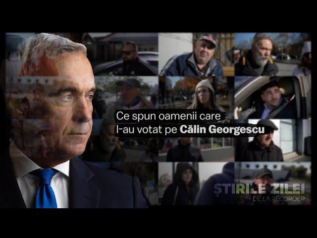 Ce spun votanții lui Călin Georgescu: „Era momentul ca cei din clasa politică să primească o lecție"