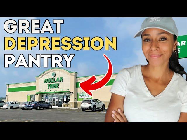 Build a Great Depression Pantry at Dollar Tree! Budget Grocery Shopping