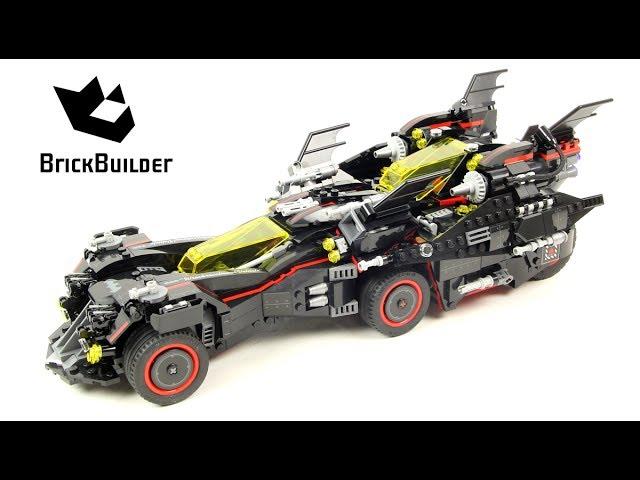 Lego Batman Movie 70917 The Ultimate Batmobile - Lego Speed Build