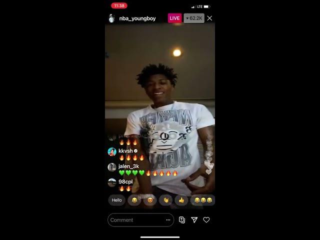 NBA YOUNGBOY INSTAGRAM LIVE 8/16/20!! (KING VON DISS)NEW SONG!!