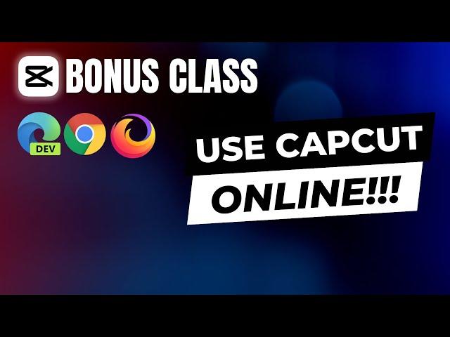 How To Use Capcut PC Online | Tutorial For Capcut PC Online 2023 | Capcut Online For PC |