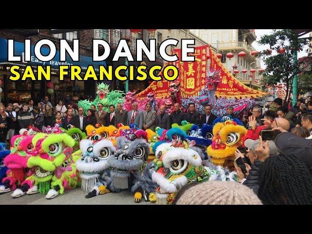 World Dragon & Lion Dance in San Francisco Chinatown 2024