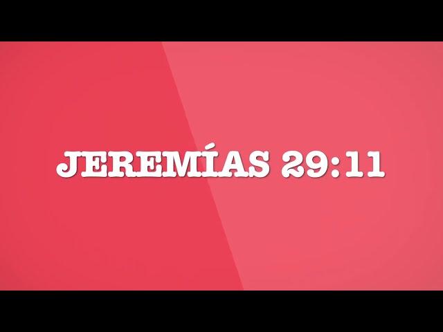 Jeremias 29:11 | Lyric Videos