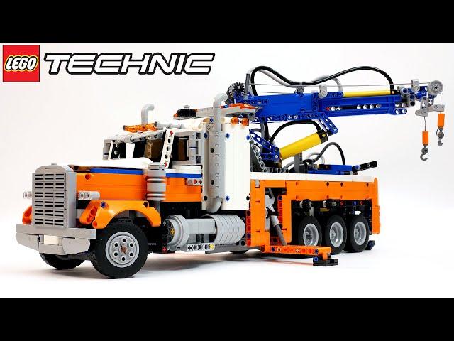 НАСТОЯЩИЙ ЛЕГО ТЕХНИК: Эвакуатор LEGO Technic 42128, подробный обзор набора, детали, механизмы