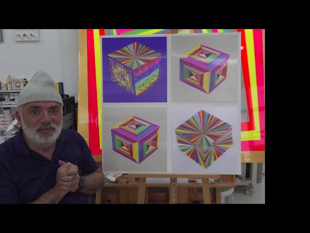 Ron Agam talks about his artworks