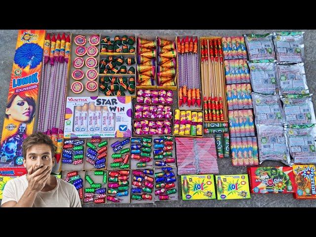 Diwali Crackers Review  || Big Diwali Stash  || दिवाली के पटाखे | Diwali Fireworks  2024