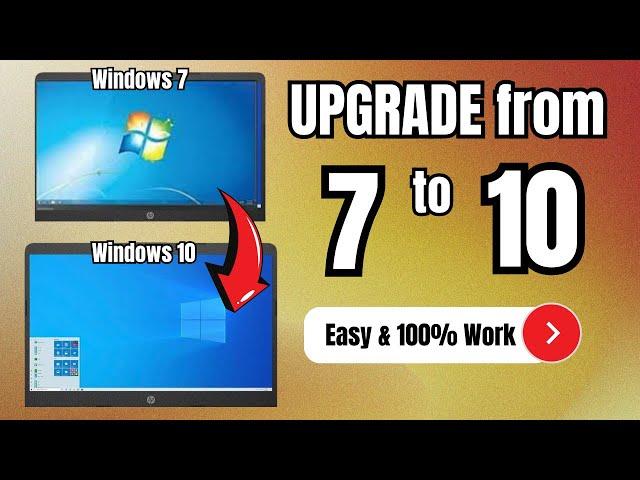 How to Upgrade Windows 7 to Windows 10 (Easiest Method) Works 100%