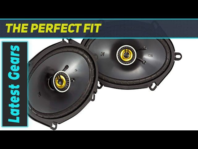KICKER CS Series CSC68 6 x 8 Inch Car Audio System Speaker: Unleash Your Car's Sound