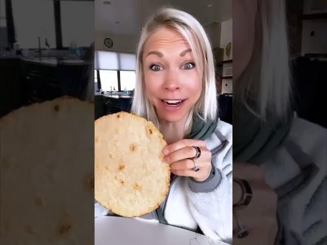 Gigi Eats the Zero Carb Pizza Crust... and LOVES IT!