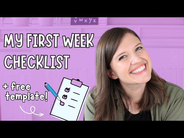 First Week of School Classroom Management | Routines & Procedures